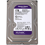 Внутренний HDD 3.5" 1TB WD Purple WD10PURZ Purple, 5400rpm, 64Mb, SATA III