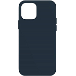 Cиликоновый чехол CTR для iPhone 13 mini Soft Touch (темно-синий)