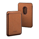 Кошелек для карт MagSafe Leather Wallet для Apple iPhone Коричневый