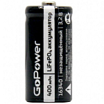 Аккумулятор GoPower 16340 PK1 3.2V 400mAh (1/8/400)