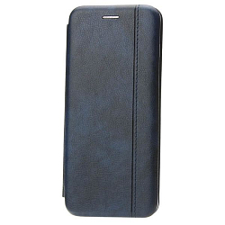 Чехол футляр-книга FAISON для SAMSUNG Galaxy Note 20 Plus, PREMIUM Line, экокожа, синий