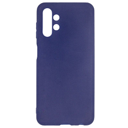 Задняя накладка PERO Soft Touch для Samsung Galaxy A13 синий