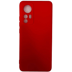 Задняя накладка ZIBELINO Soft Matte для Xiaomi 12 Lite 5G (красный) с микрофиброй