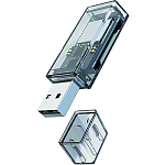 Картридер WALKER WCD-70 (SD/micro SD), USB