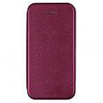 Чехол футляр-книга NONAME для Samsung Galaxy A02 бордовый
