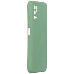 Задняя накладка PERO LIQUID SILICONE для Xiaomi POCO M3 Pro зеленый