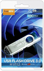 USB 32Gb FAISON 590 синий, USB 3.0