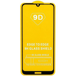 Противоударное стекло NONAME для Huawei Y6 (2019) 3D черное