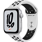 Часы Apple Watch SE (2021) Nike+, 40 мм, (MKQ23) Silver / Black, Sport Band (RU)