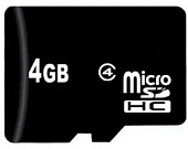 micro SD  4Gb class 4