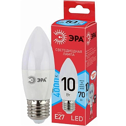 Лампа светодиодная ЭРА RED LINE B35 10W/840/E27