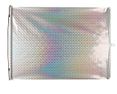 Автомобильная шторка на стекло, раздвижная 68 x 125 см, цвет хром