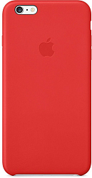 Задняя накладка Silicone CASE для iPhone 5/5S/SE красная (не оригинал)