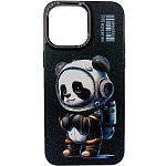 Cиликоновый чехол Air Case для iPhone 13 Pro Max, Magssafe  "Панда-космонавт"