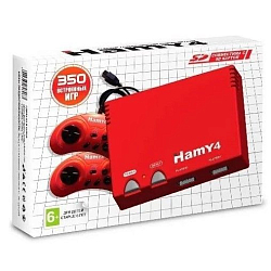 Приставка Hamy 4 (Sega+Dendy) (350 встр. игр) Classic Red