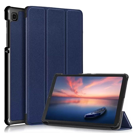 Чехол футляр-книга ZIBELINO Tablet для Samsung Galaxy Tab S7 Plus/S7 FE (12.4'') (T970/T735) (синий) с магн