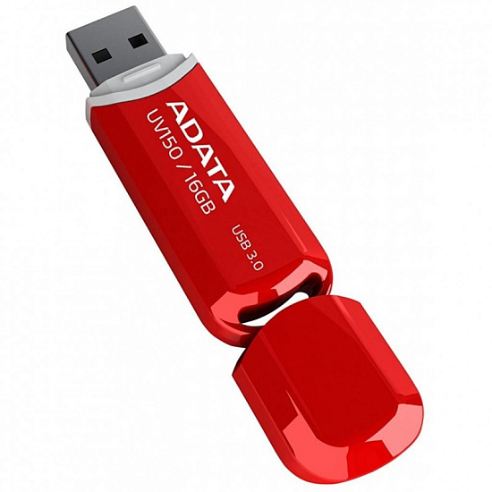 USB 16Gb A-Data UV150 Red (90Mb/s-20Mb/s) USB 3.0 