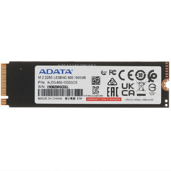 Накопитель SSD M.2 1Tb ADATA ALEG-800-1000GCS 