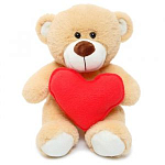Мягкая игрушка «Мишка Берни с красным сердцем», 22 см