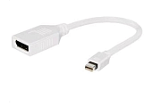 Переходник miniDisplayPort - DisplayPort  0,16м Gembird A-mDPM-DPF-001-W белый