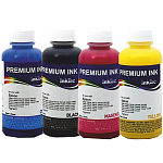 Чернила для Epson INKTEC E0013/E0010-100M, пигментные/водные, комплект 4 цвета, 4 x 100 мл