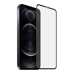 Противоударное стекло 3D NONAME для iPhone 12 Pro Max черное