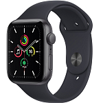 Часы Apple Watch SE (2021), 44 мм, (MKQ63) Space Gray / Midnight, Sport Band (LL)