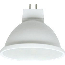 Лампа светодиодная ECOLA MR16 8W/2800K/GU5.3 матовое стекло (композит) 51x50