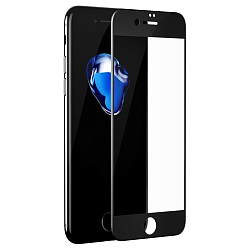 Противоударное стекло 5D NONAME для iPhone 6/6S Plus (5.5) черное, в техпаке
