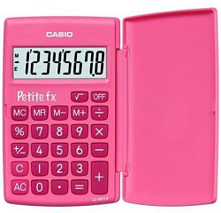 Калькулятор CASIO LC-401LV-PK розовый 8-разр.