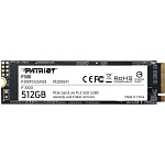 Накопитель SSD M.2 512Gb PATRIOT P300 <P300P512GM28> (PCI-E 3.0 x4, up to 1700/1200MBs, 260000 IOPs, 3D QLC, SMI2263XT, TBW 160Tb, 22х80mm)