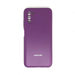 Задняя накладка SILICONE COVER для Samsung A03S фиолетовый