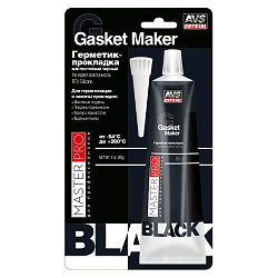 Герметик-прокладка AVS AVK-346 MasterPro "черный" маслостойкий 85гр