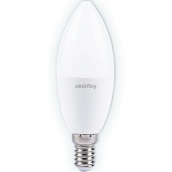 Лампа светодиодная SMARTBUY C37 9.5W/4000K/E27 (свеча, нейтральный свет)