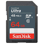 SD 64G SanDisk Class 10 Ultra UHS-I (48 Mb/s)
