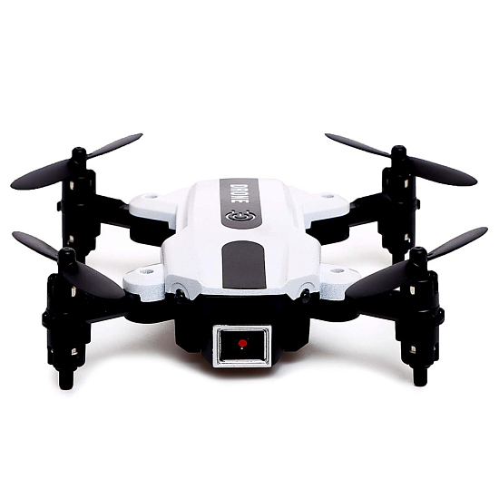Квадрокоптер FLASH DRONE, камера 480P, Wi-Fi, с сумкой, цвет белый