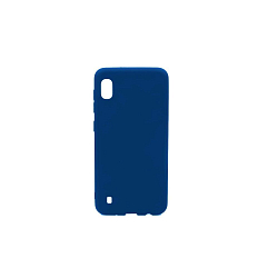 Задняя накладка ZIBELINO для Samsung Galaxy A10s Сердце синий