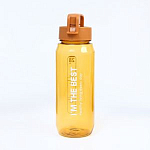Бутылка для воды "Заряд энергии", 850 мл , 23 х 7 см, коричневая  7794010