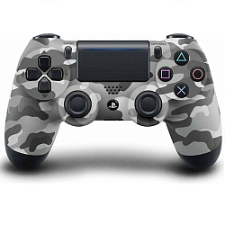 Геймпад БП для SONY PS4 Dual Shock Camouflage Grey (не оригинал) (в техпаке)