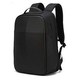 Модный многофункциональный рюкзак Fenruien серии Hard Shell, Expandable Black