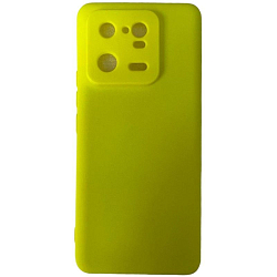 Задняя накладка SILICONE COVER для Xiaomi 13 Pro 5G №06 Желтый