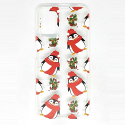 Задняя накладка GRESSO. Коллекция Рождество 3 для Xiaomi Redmi 9T прозрачный