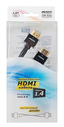 Кабель HDMI <--> HDMI  1.0м DVTECH CB321 ver.1.4