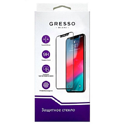 Противоударное стекло GRESSO. Full screen для iPhone 13 mini черное