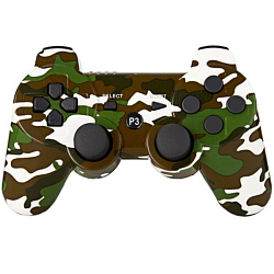 Геймпад БП для SONY PS3 Dual Shock Camouflage Green (не оригинал) техпак