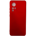 Задняя накладка ZIBELINO Soft Matte для Xiaomi 12 Lite 5G (красный) с микрофиброй