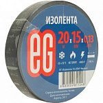 Изолента Еврогарант/EG ПВХ 15мм*20м черный