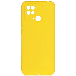 Силиконовый чехол DF для Xiaomi Redmi 10C DF xiCase-64 (yellow)