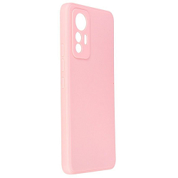 Задняя накладка ZIBELINO Soft Matte для Xiaomi 12 Lite 5G (пыльно-розовый) с микрофиброй