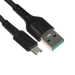 Кабель USB <--> microUSB  1.0м SMARTBUY S33 черный, 4 А (iK-12-S33b)